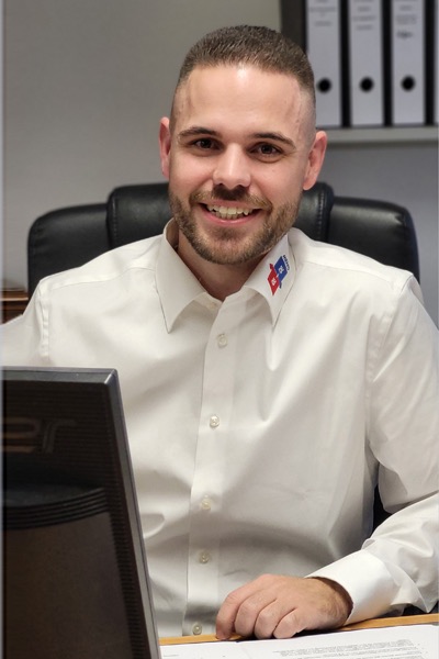 Porträt von Yannik Kopp, Geschäftsführer der GEDE GmbH