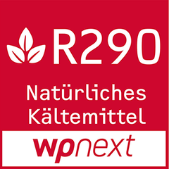 Siegel R290 für natürliches Kältemittel bei Geräten von Stiebel-Eltron